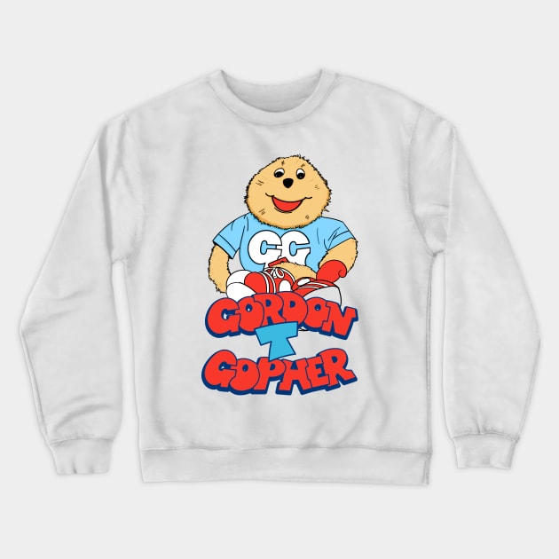 Gordon The Gopher Crewneck Sweatshirt by Meta Cortex